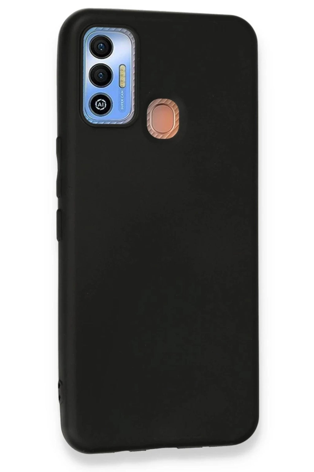 Tecno Spark 7T Uyumlu Kılıf First Silikon - Siyah