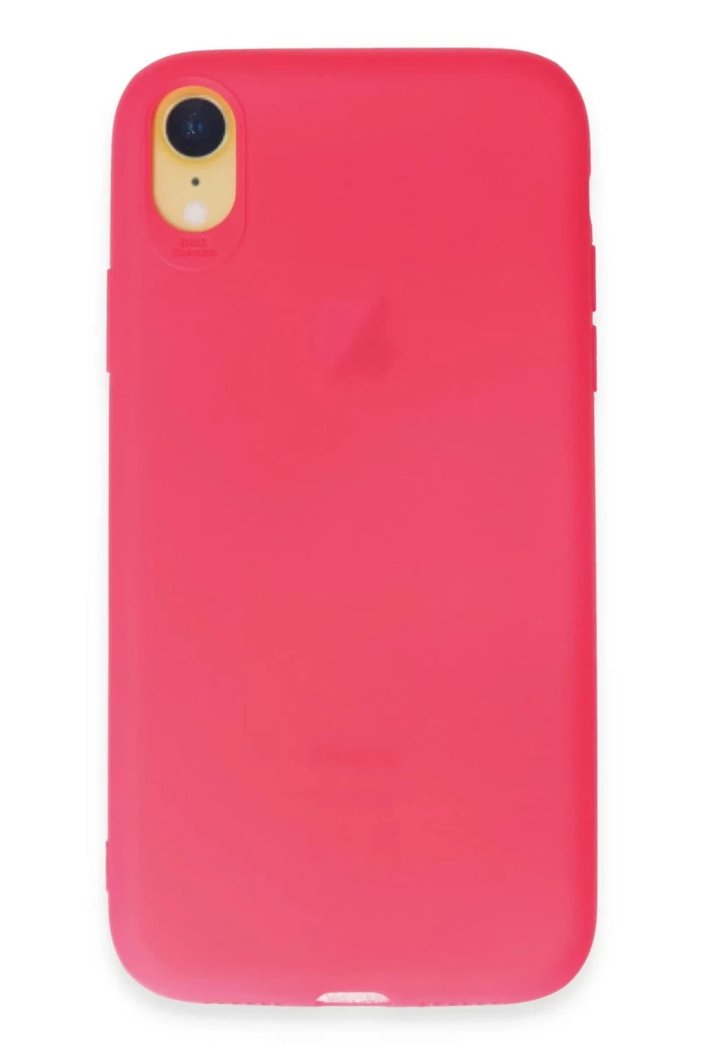 Apple iPhone XR Uyumlu Kılıf First Silikon - Pembe