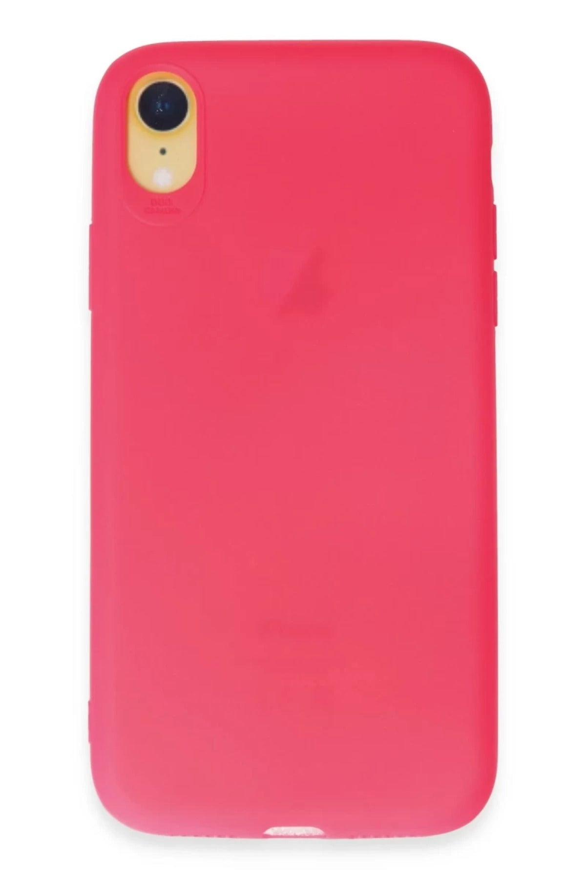 Apple iPhone XR Uyumlu Kılıf First Silikon - Pembe