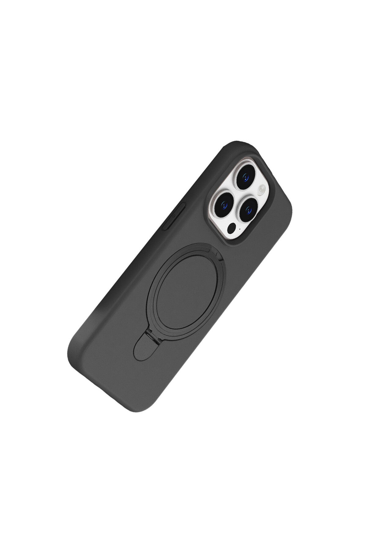 Apple iPhone 14 Pro Max Uyumlu Regal Magsafe Standlı Kapak - Titan Gri
