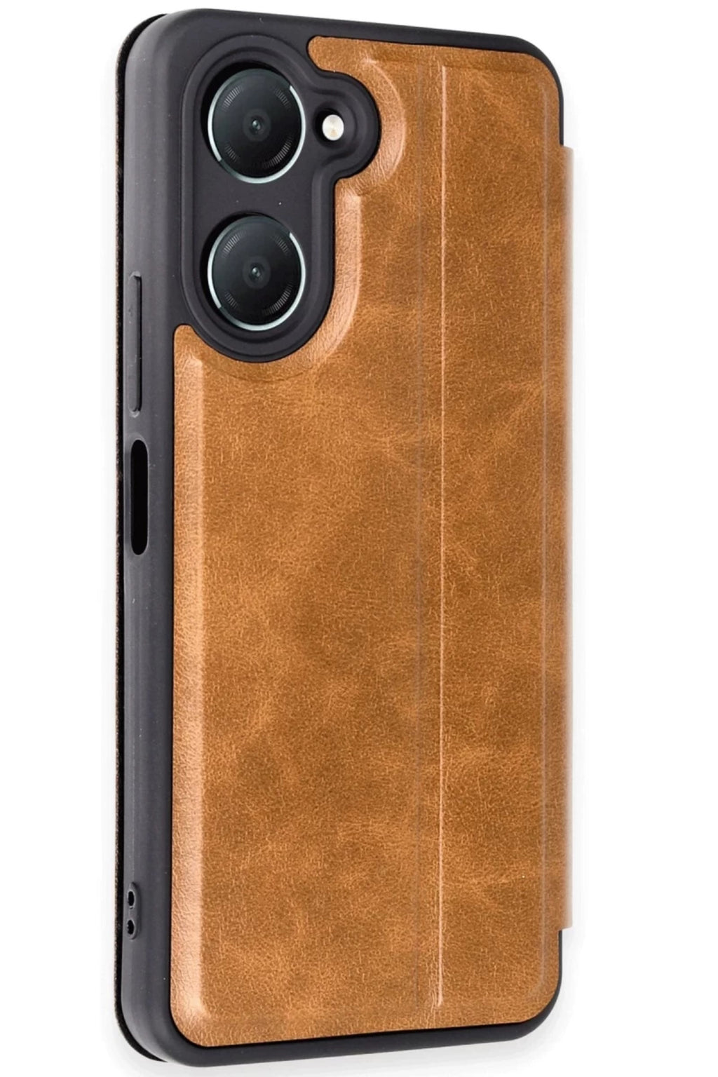 Vivo Y18 Uyumlu Kılıf Flip Cover - Taba