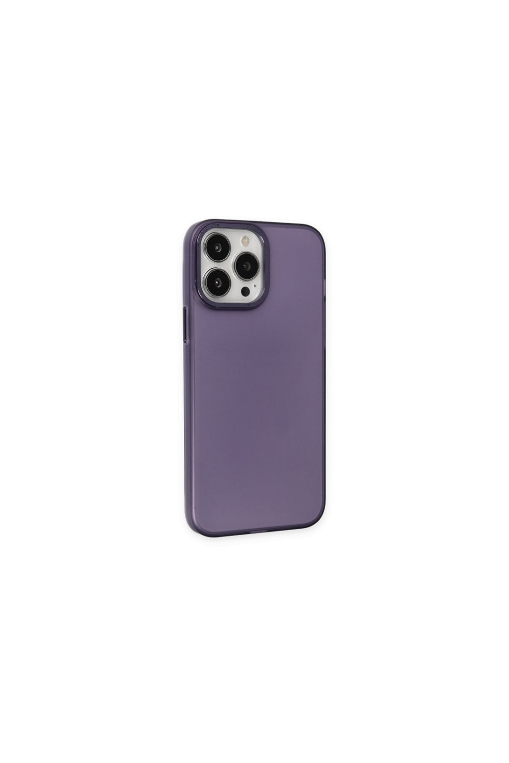Apple iPhone 14 Pro Uyumlu Kılıf Modos Metal Kapak - Derin Mor