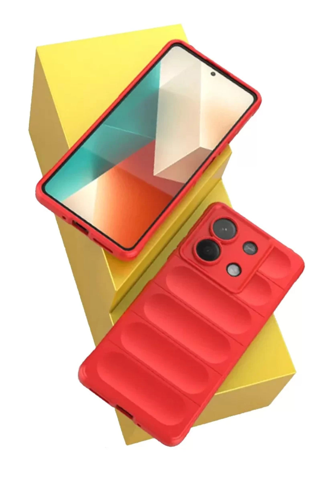 Xiaomi Poco X6 Uyumlu Kılıf Optimum Silikon - Kırmızı