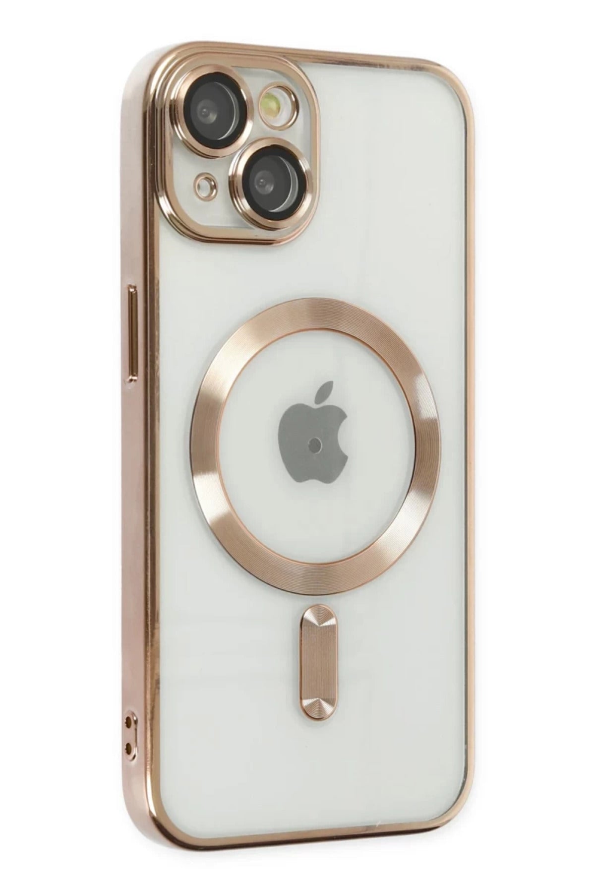 Apple iPhone 14 Plus Uyumlu Kılıf Kross Magneticsafe Kapak - Gold
