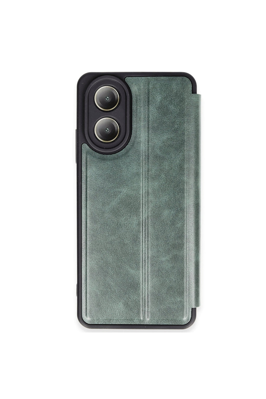 Oppo A38 Uyumlu Kılıf Flip Cover - Koyu Yeşil