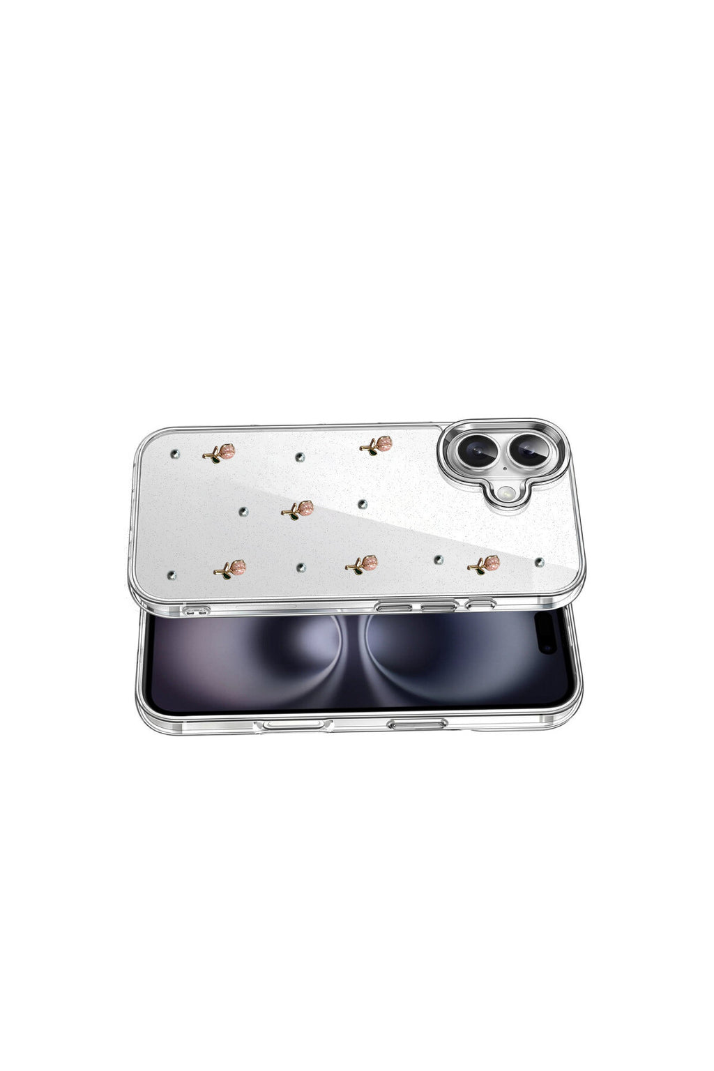 Apple iPhone 17 Uyumlu Fiyonk Desenli Kapak - Desen 6