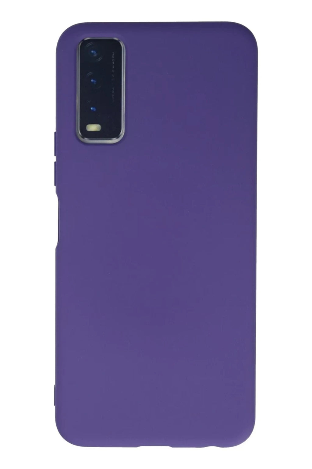 Vivo Y11S Uyumlu Kılıf Nano içi Kadife Silikon - Mor