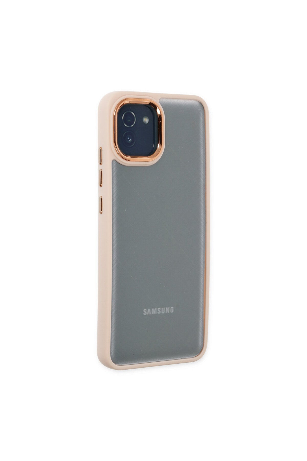 Samsung Galaxy A03 Uyumlu Kılıf Dora Kapak - Pudra