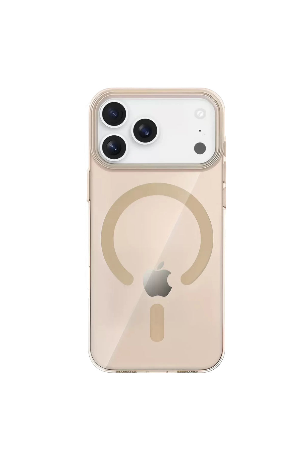Joko Apple iPhone 17 Pro Uyumlu PC Blank Magsafe Kapak - Çöl Titanyum