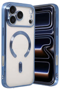 Apple iPhone 17 Pro Uyumlu Kross Magneticsafe Kapak - Sierra Blue