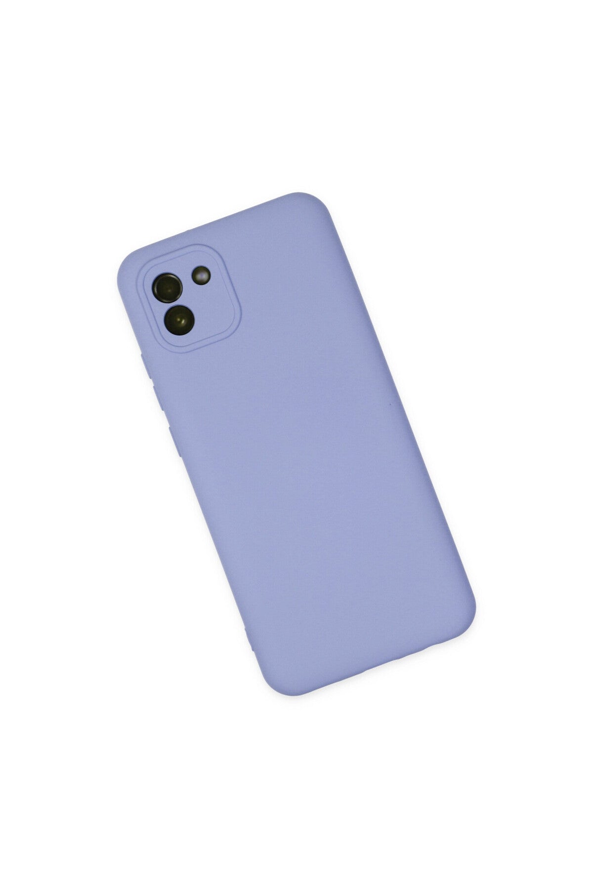 Samsung Galaxy A03 Uyumlu Kılıf Nano içi Kadife Silikon - Lila