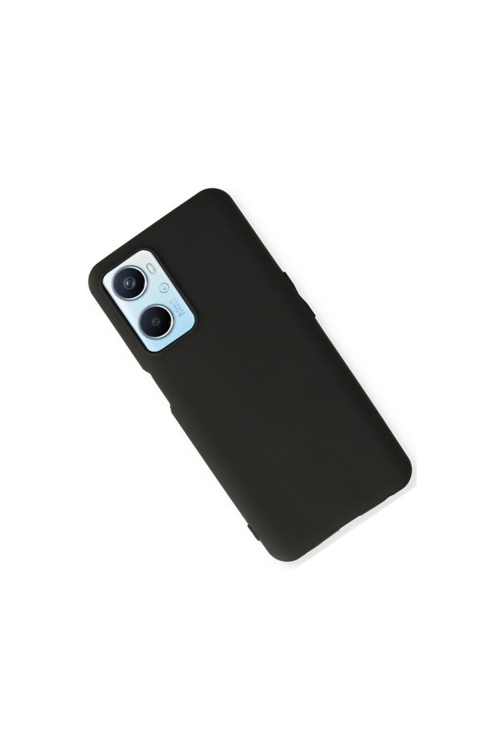 Oppo A96 Uyumlu Kılıf First Silikon - Siyah