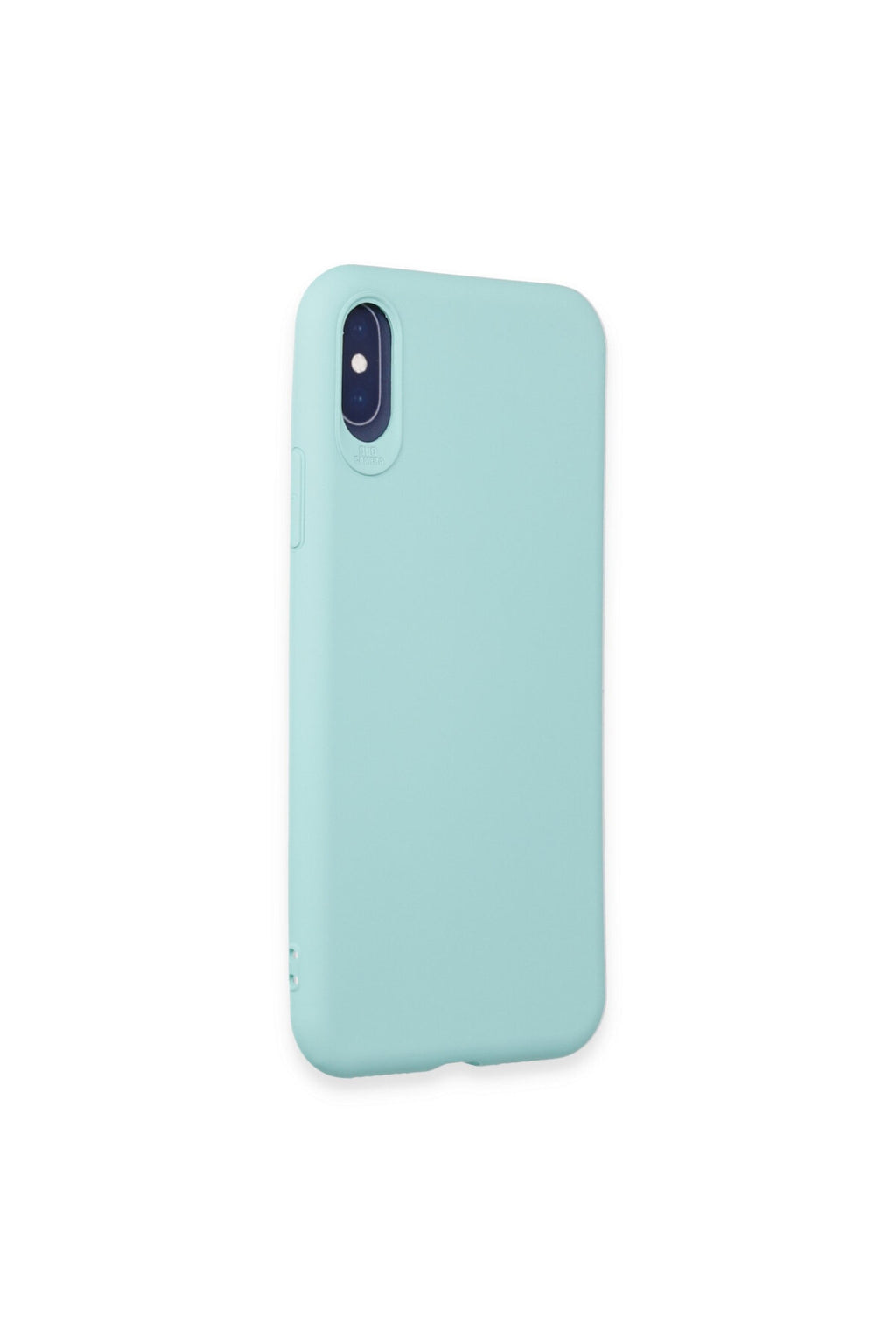 Apple iPhone X Uyumlu Kılıf First Silikon - Turkuaz