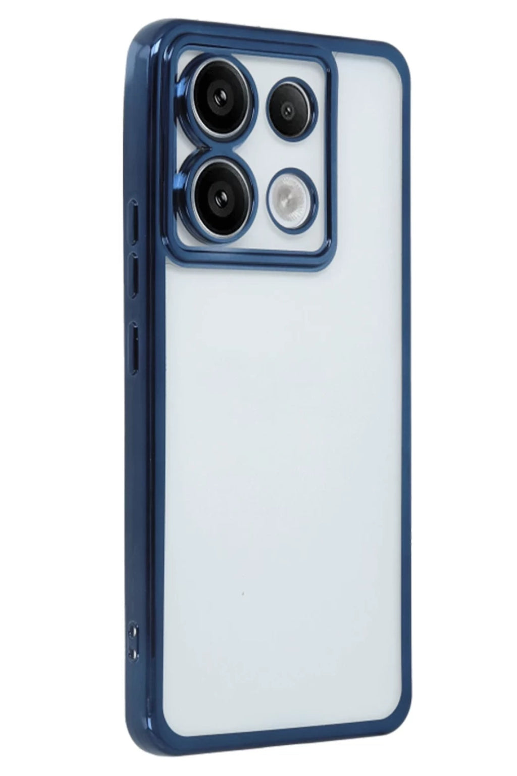 Xiaomi Redmi Note 13 Pro 5G Uyumlu Kılıf Lensli Silikon - Sierra Blue