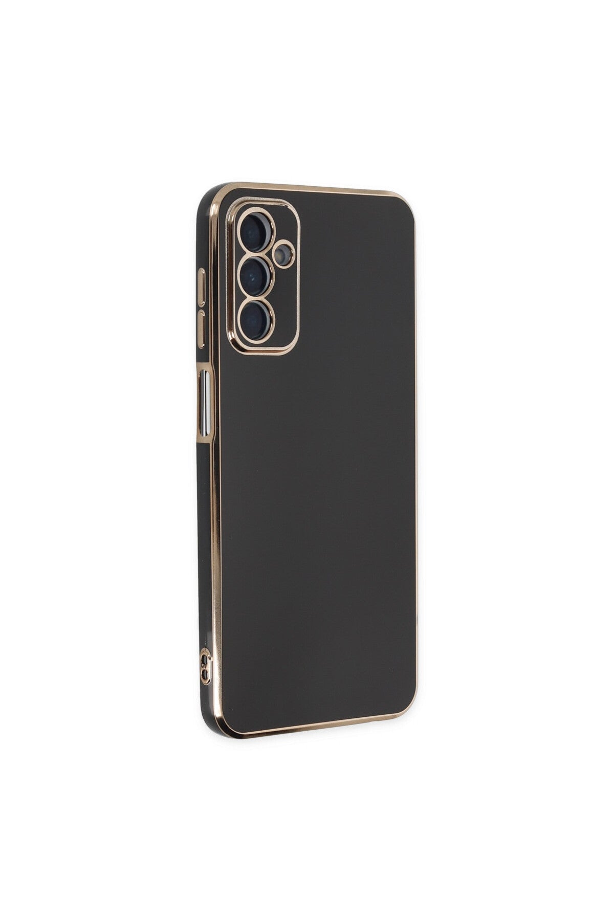 Samsung Galaxy M23 Uyumlu Kılıf Volet Silikon - Siyah