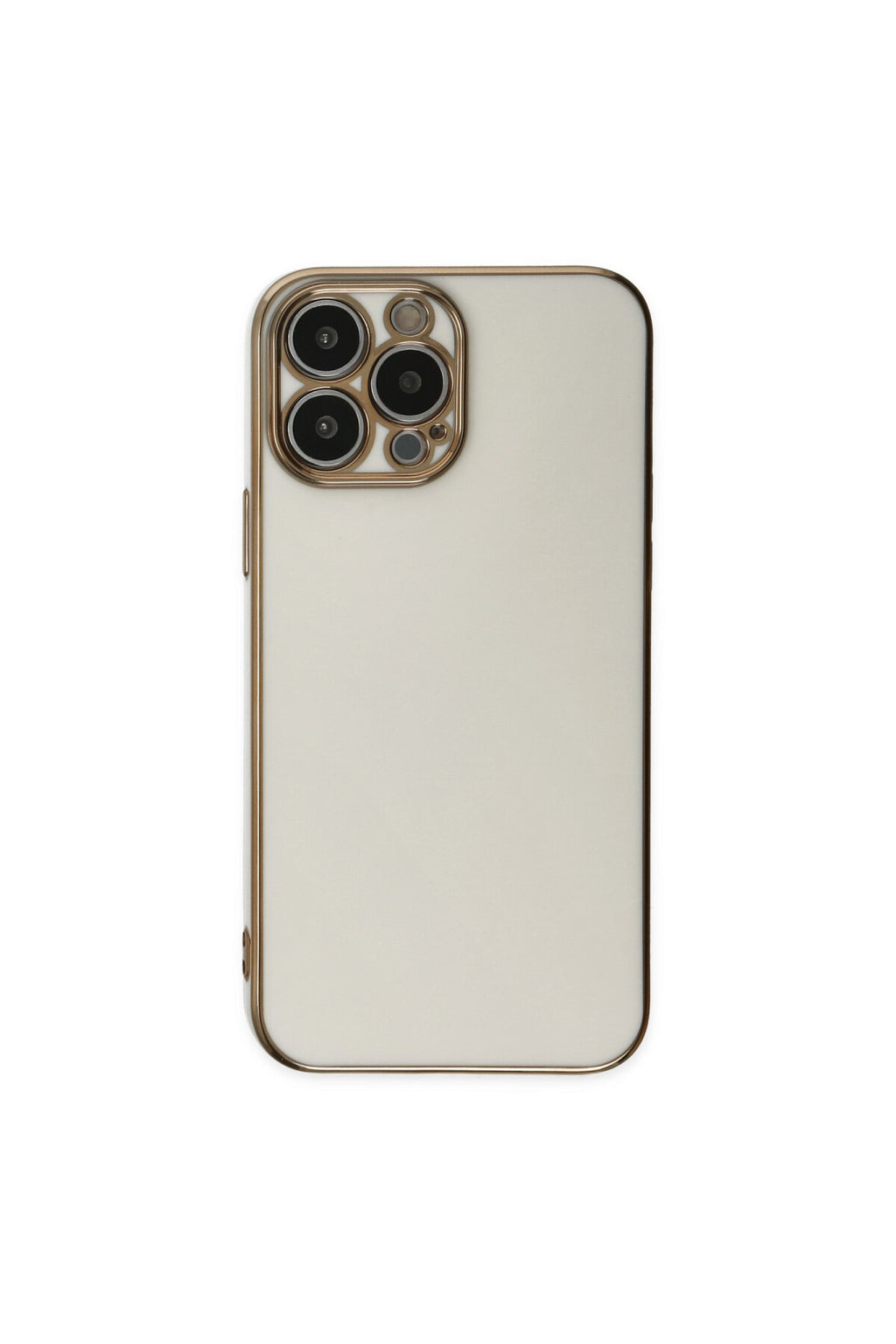 Apple iPhone 15 Pro Max Uyumlu Kılıf Volet Silikon - Beyaz