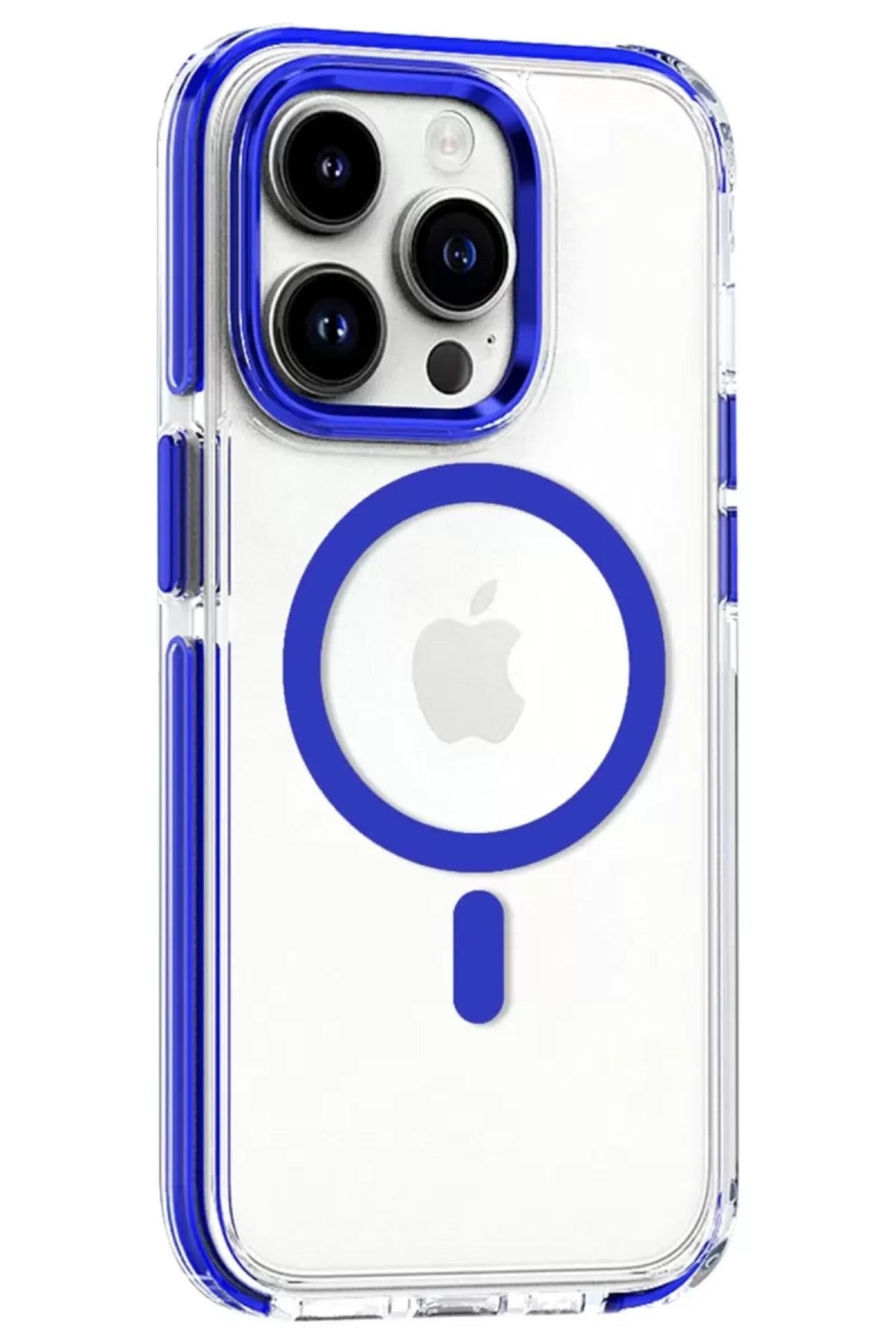 Joko Apple iPhone 15 Pro Max Uyumlu Bella Magsafe Kapak - Mavi