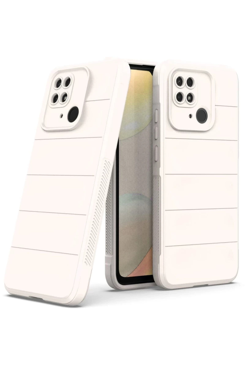 Xiaomi Redmi 10C Uyumlu Kılıf Optimum Silikon - Krem