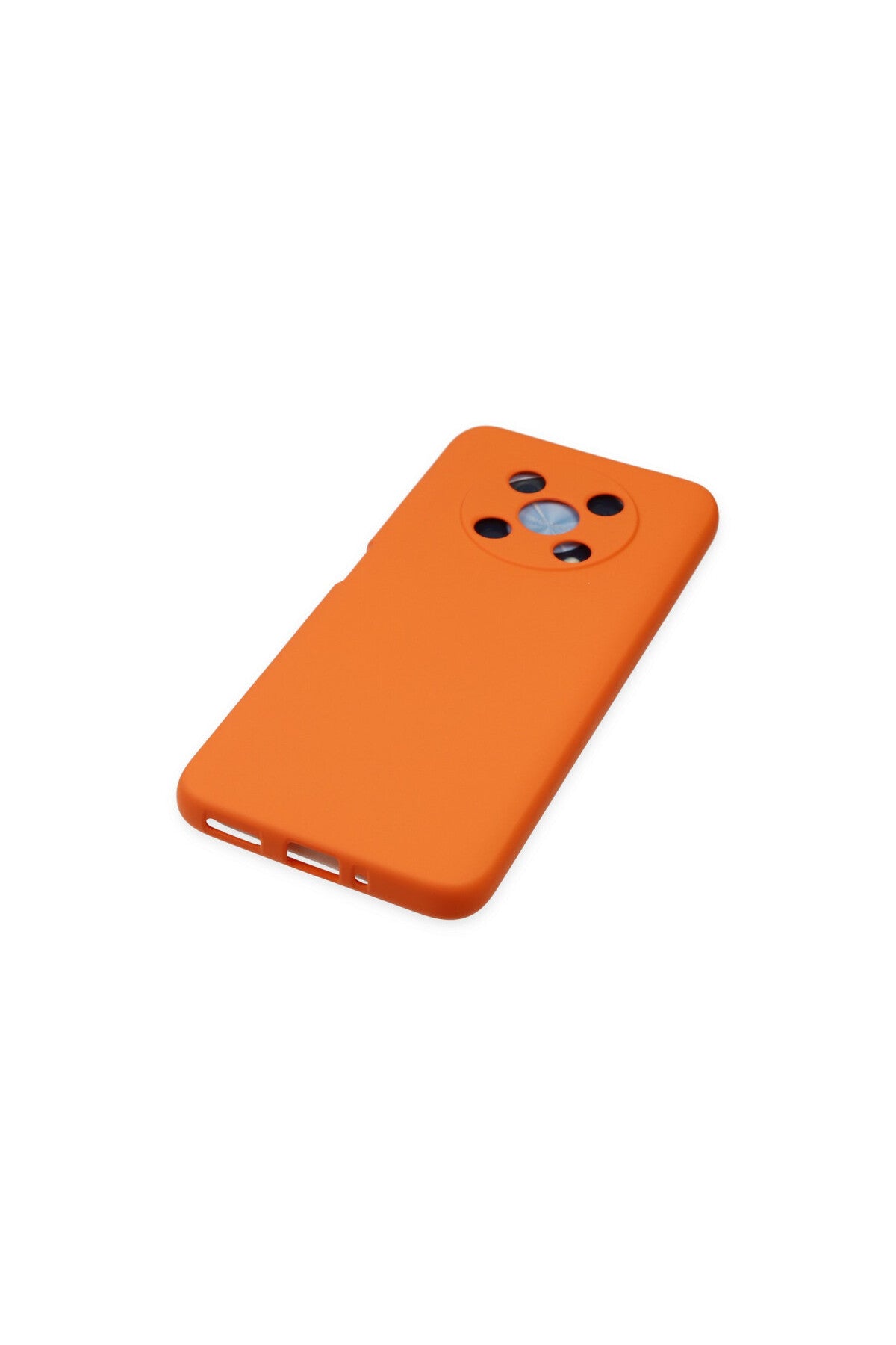 Huawei Nova Y90 Uyumlu Kılıf Nano içi Kadife Silikon - Turuncu