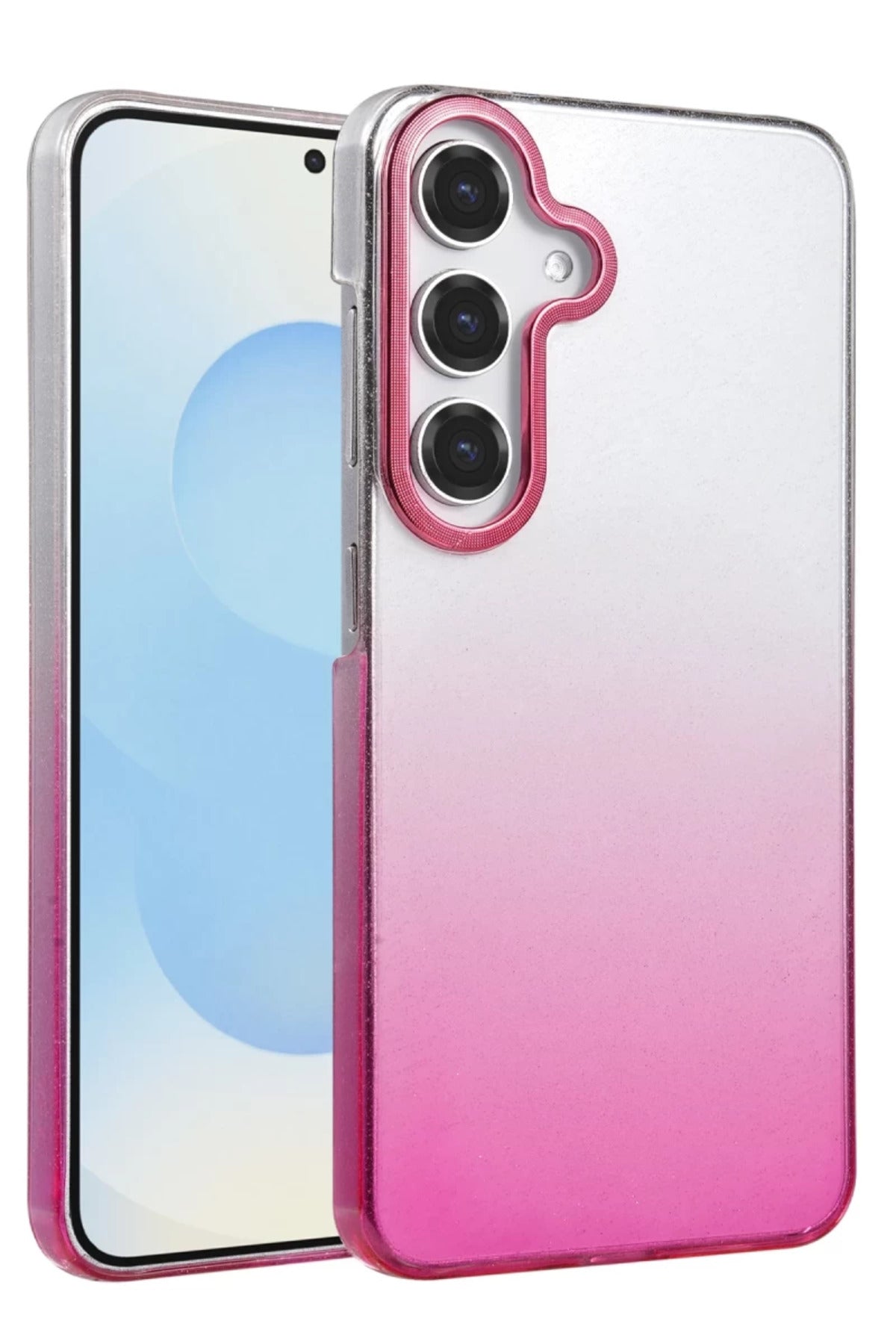 Samsung Galaxy A25 5G Uyumlu Glossy Kapak - Pembe