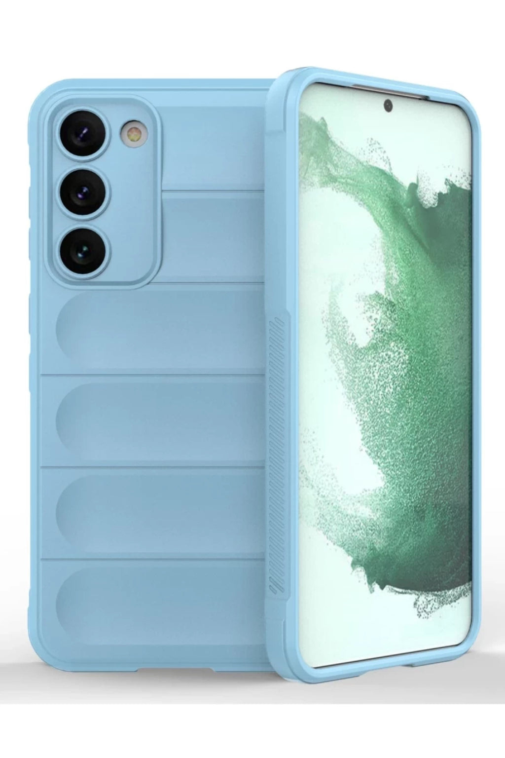 Samsung Galaxy S23 Plus Uyumlu Kılıf Optimum Silikon - Sky Blue
