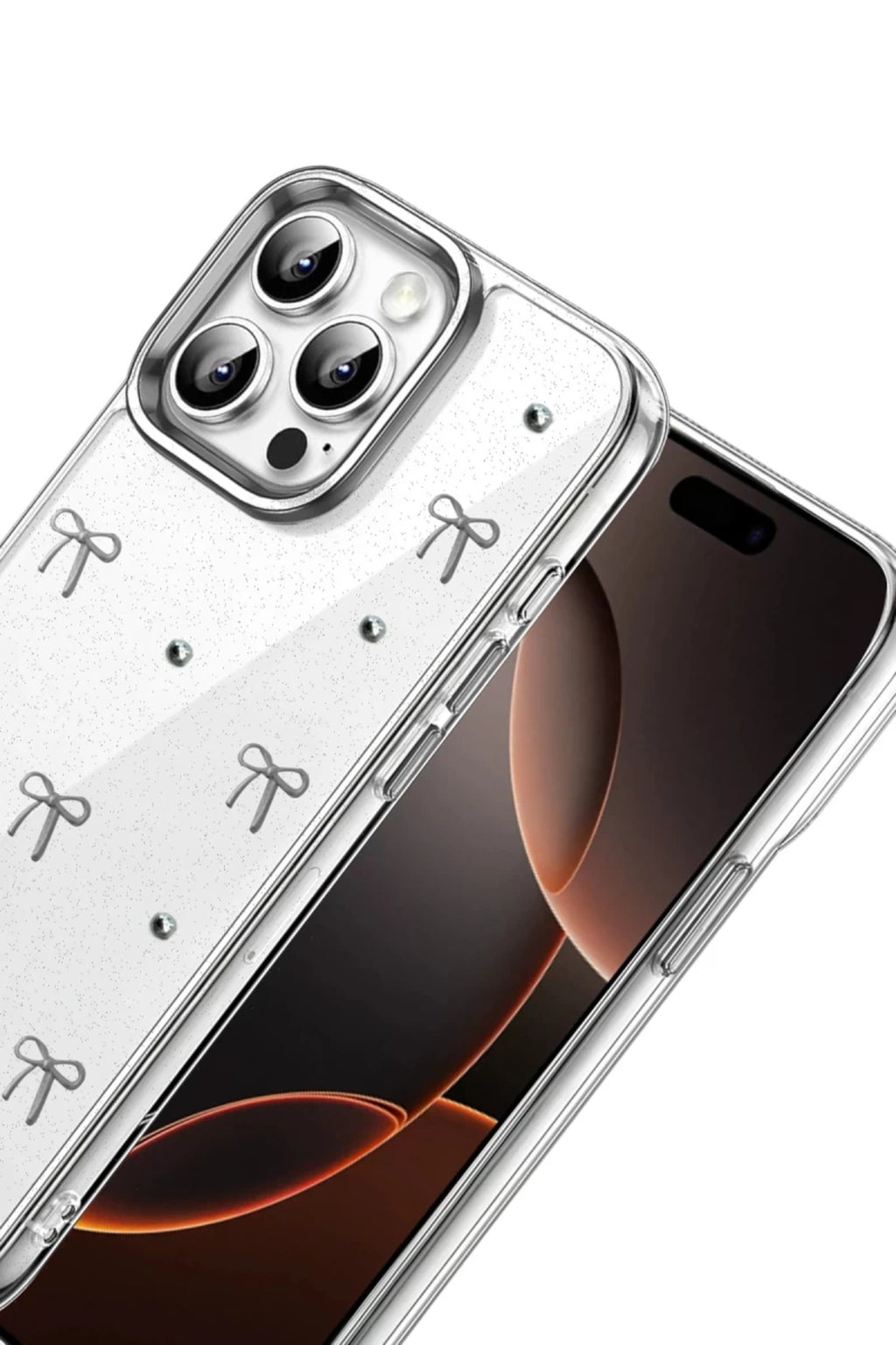 Apple iPhone 15 Pro Max Uyumlu Fiyonk Desenli Kapak - Desen 5
