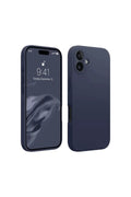 Apple iPhone 16 Uyumlu Kılıf First Silikon - Lacivert