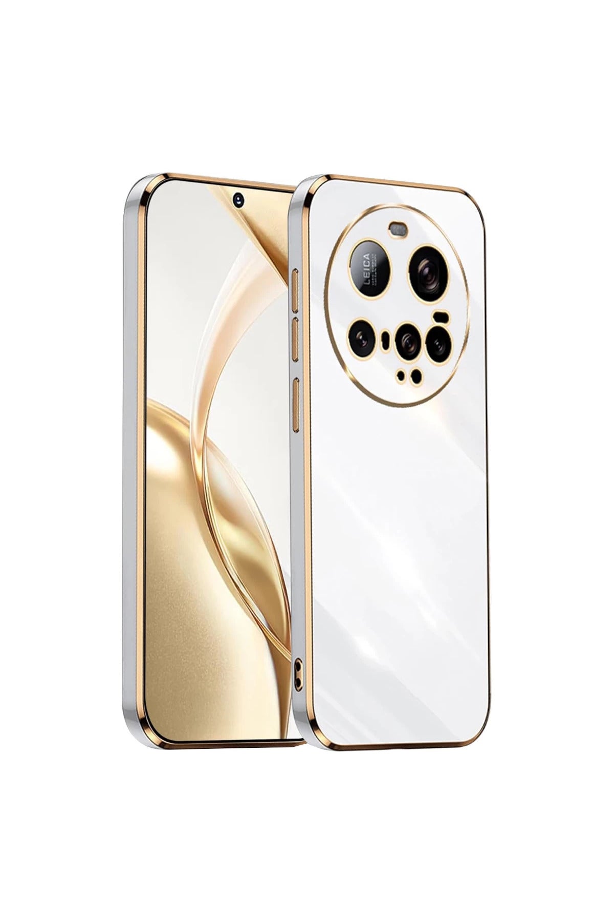 Xiaomi Mi 15 Ultra Uyumlu Kılıf Volet Silikon - Beyaz