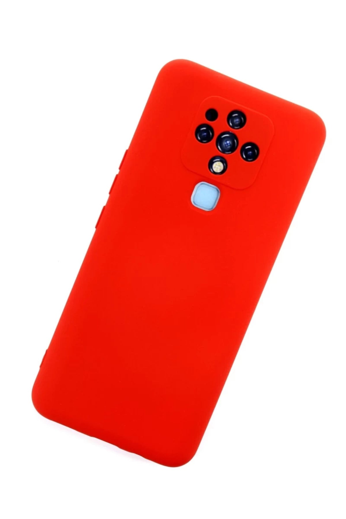 Tecno Camon 16 Uyumlu Kılıf Nano içi Kadife Silikon - Kırmızı