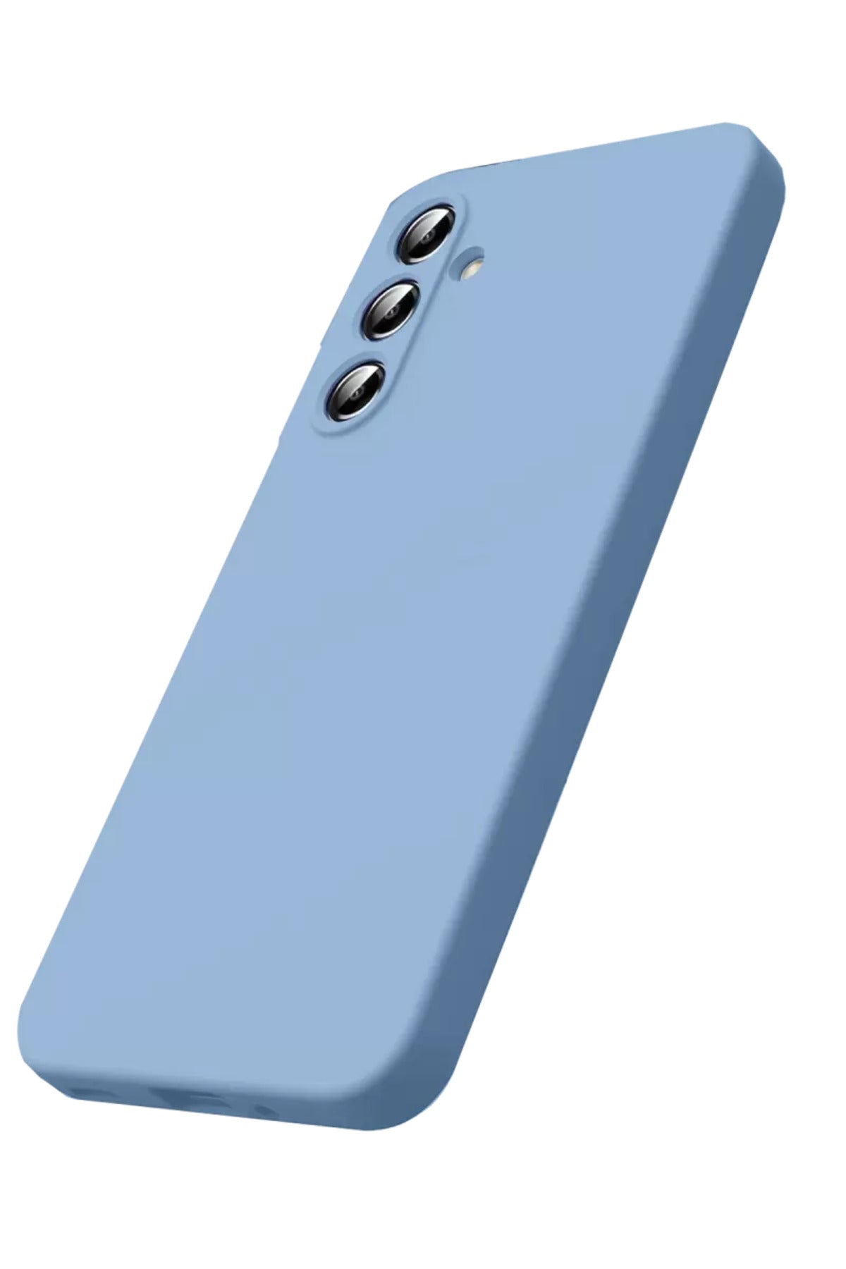 Samsung Galaxy S25 FE Uyumlu Nano içi Kadife Silikon - Mavi