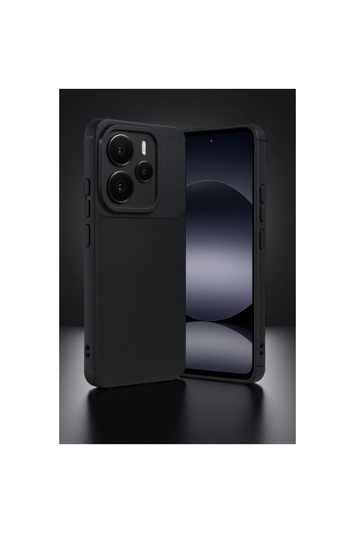 Xiaomi Note 14 5G Auto Focus Karbon Kapak - Siyah