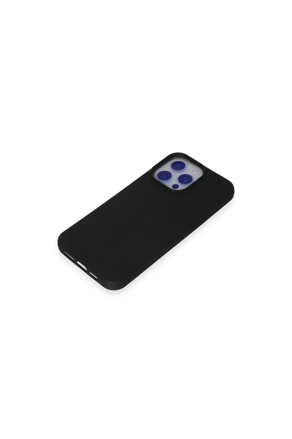 Apple iPhone 15 Pro Max Uyumlu Kılıf Nano içi Kadife Silikon - Siyah