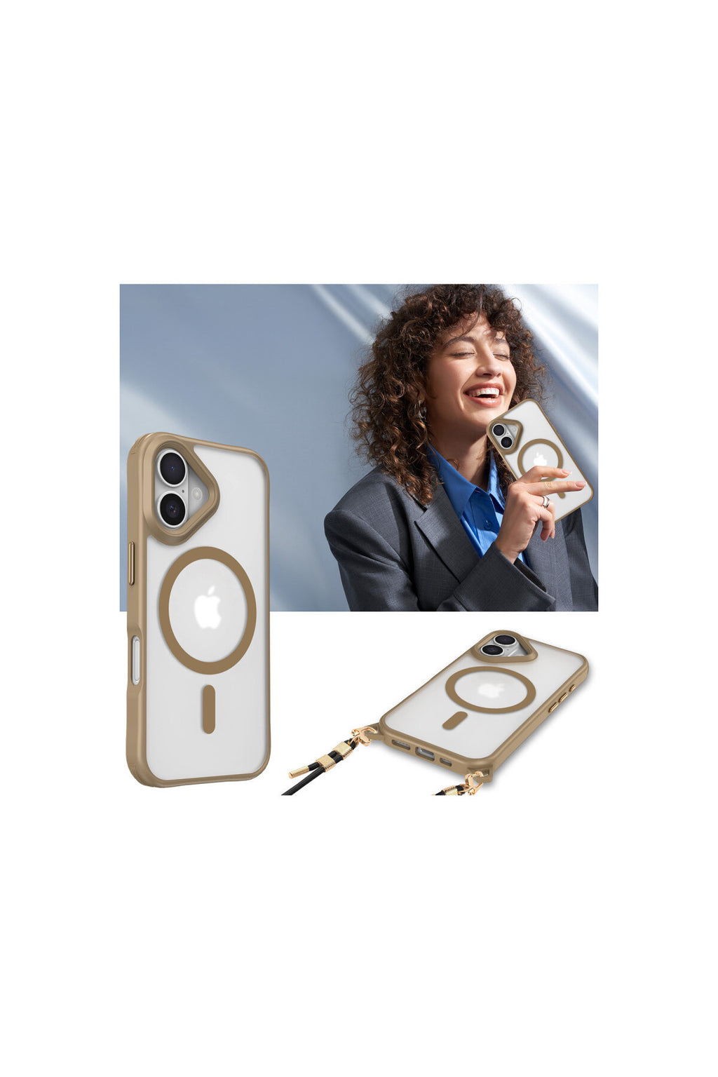 Apple iPhone 16 Uyumlu Kılıf Enka Magsafe Silikon Kılıf - Siyah