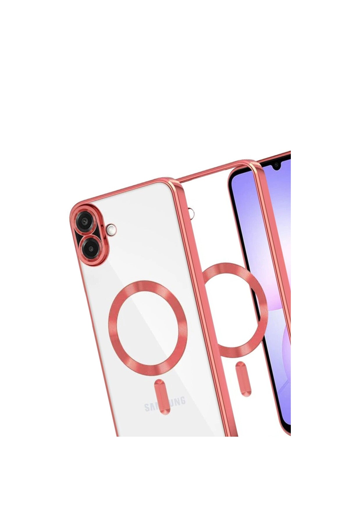 Samsung Galaxy A07 4G Uyumlu Kross Magneticsafe Kapak - Kırmızı