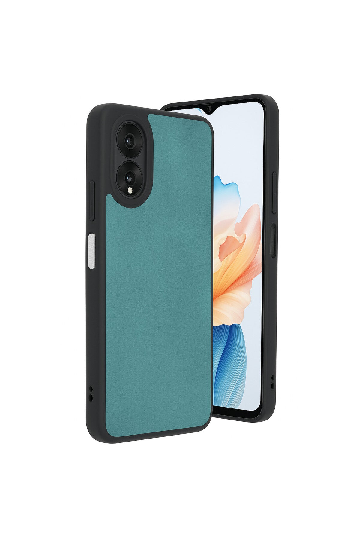 Oppo A38 Uyumlu Kılıf Aras Deri Kapak - Açık Yeşil
