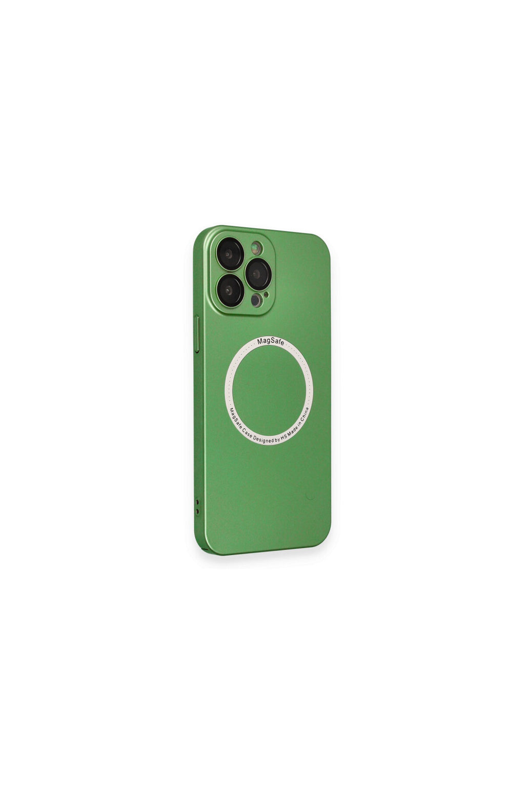 Apple iPhone 13 Pro Uyumlu Kılıf Jack Magneticsafe Lens Silikon - Yeşil