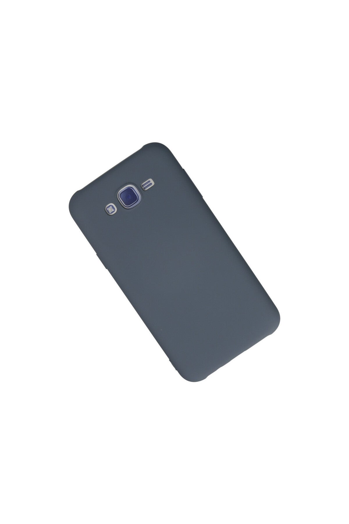 Samsung Galaxy J7 Uyumlu Kılıf Nano içi Kadife Silikon - Gri