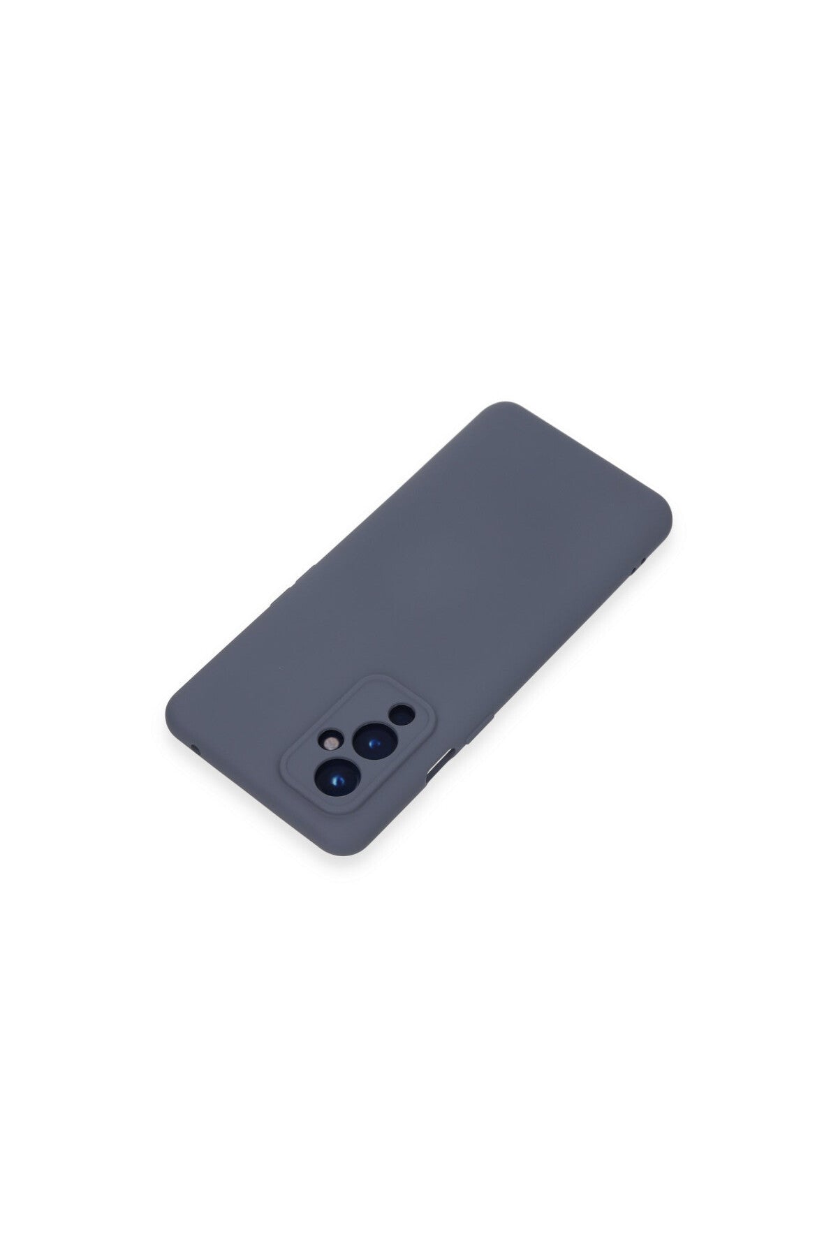 One Plus 9 Kılıf Nano içi Kadife Silikon - Gri