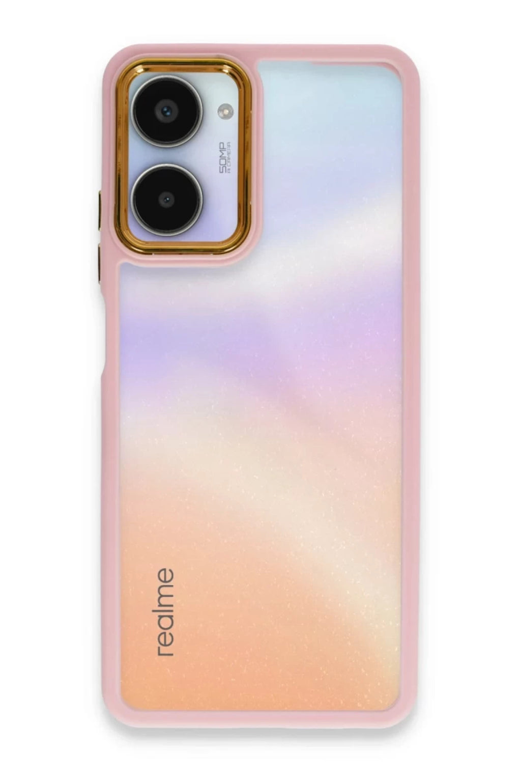 Realme 10 Pro 5G Uyumlu Kılıf Dora Kapak - Pudra