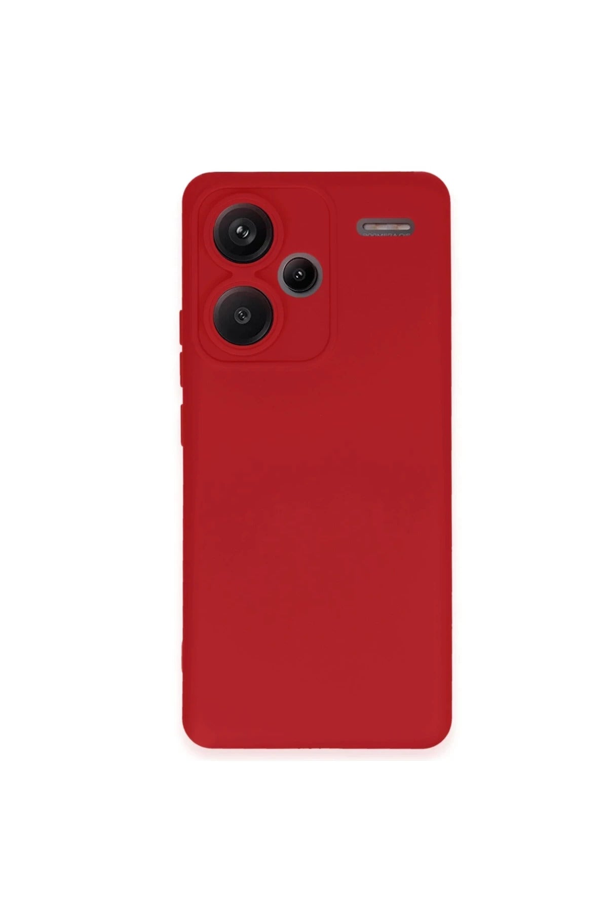 Xiaomi Redmi Note 13 Pro Plus Uyumlu Kılıf Nano içi Kadife Silikon - Kırmızı