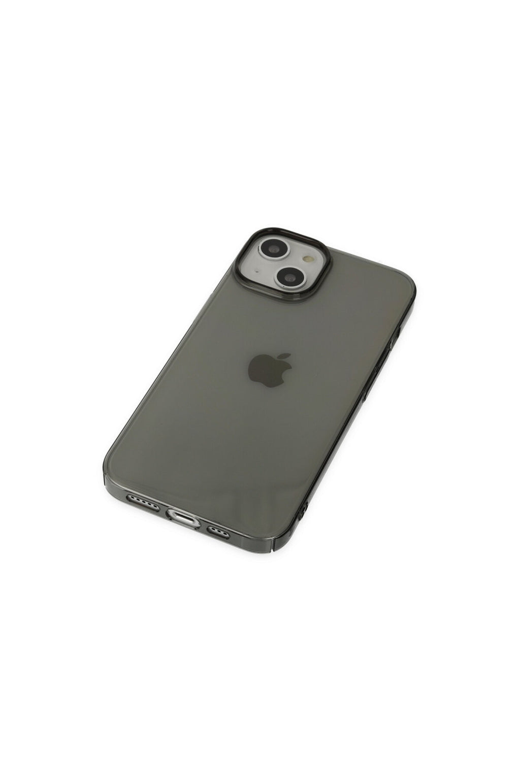 Apple iPhone 14 Plus Uyumlu Kılıf Pc Sert Şeffaf Kapak - Siyah