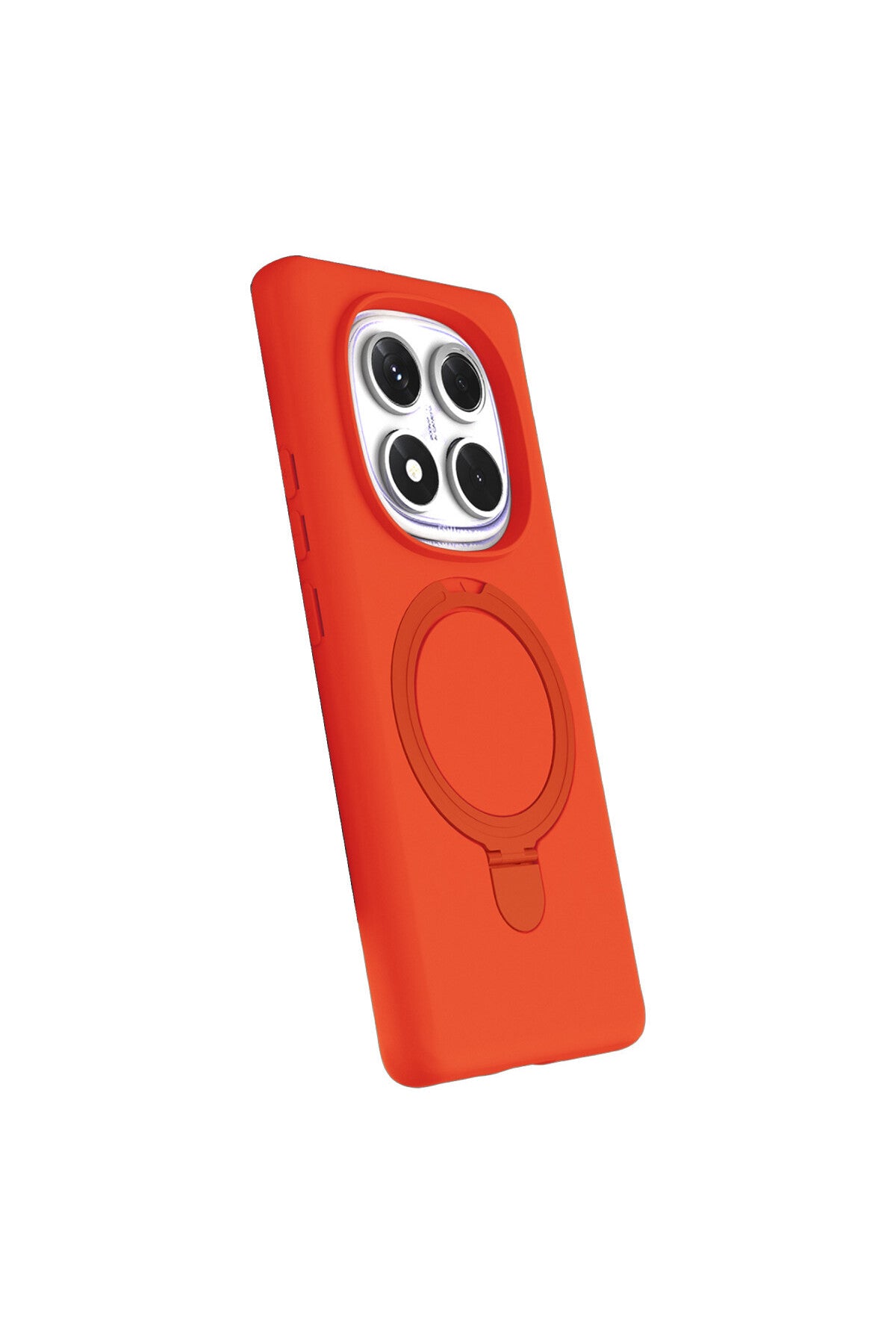 Xiaomi Redmi Note 14 Pro 4G Uyumlu Regal Magsafe Standlı Kapak - Turuncu