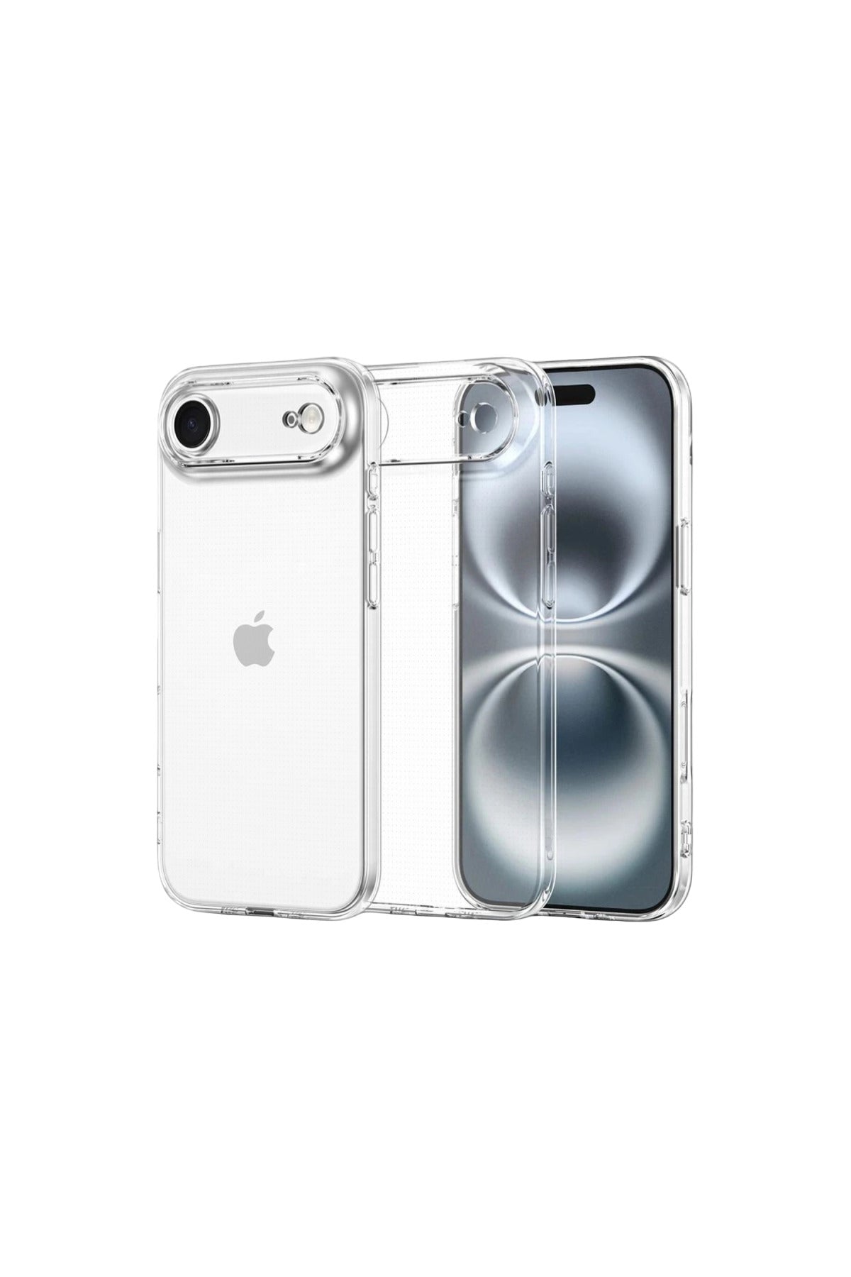 Apple iPhone 17 Air Uyumlu Lüx Şeffaf Silikon - Şeffaf