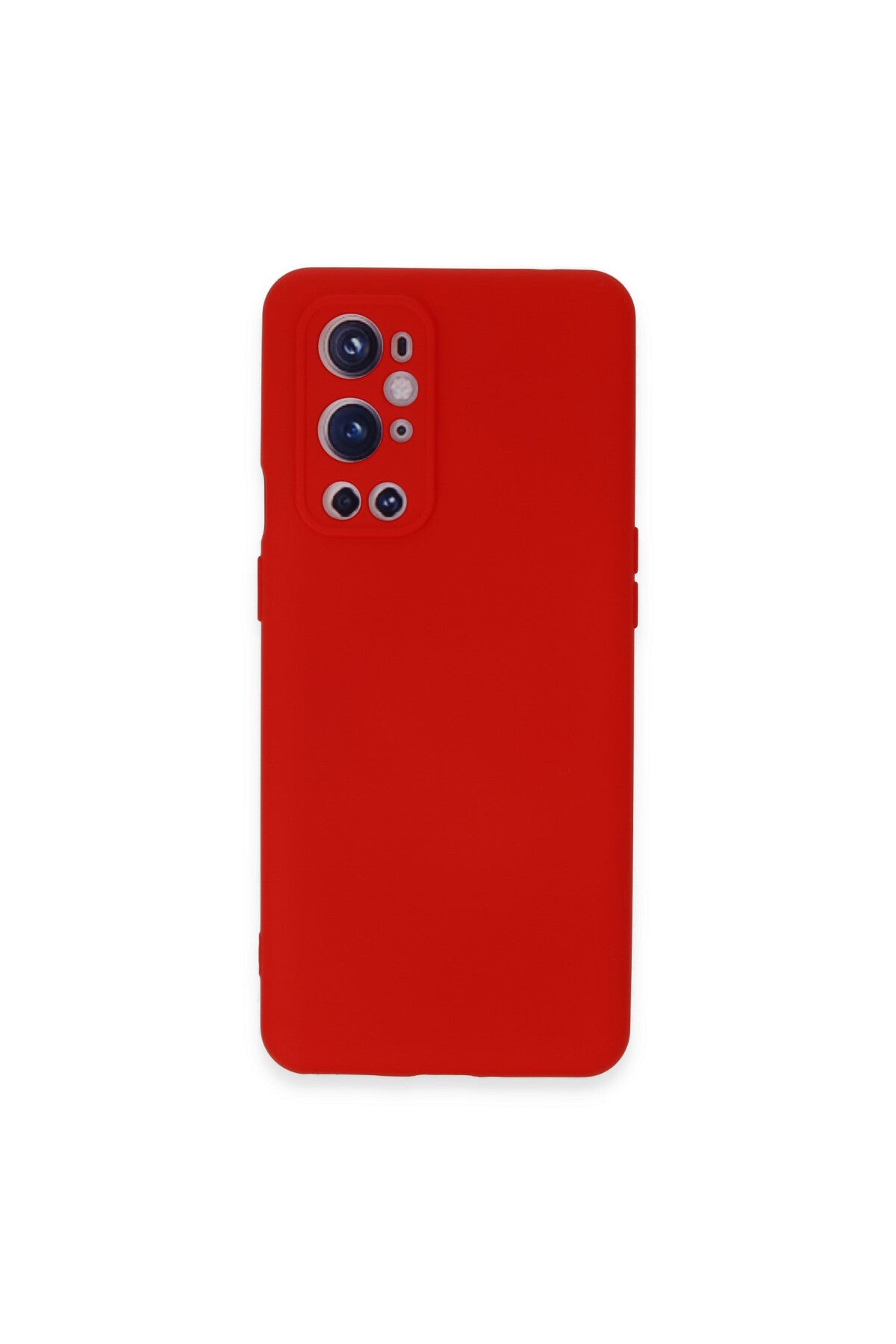 One Plus 9 Pro Kılıf Nano içi Kadife Silikon - Kırmızı