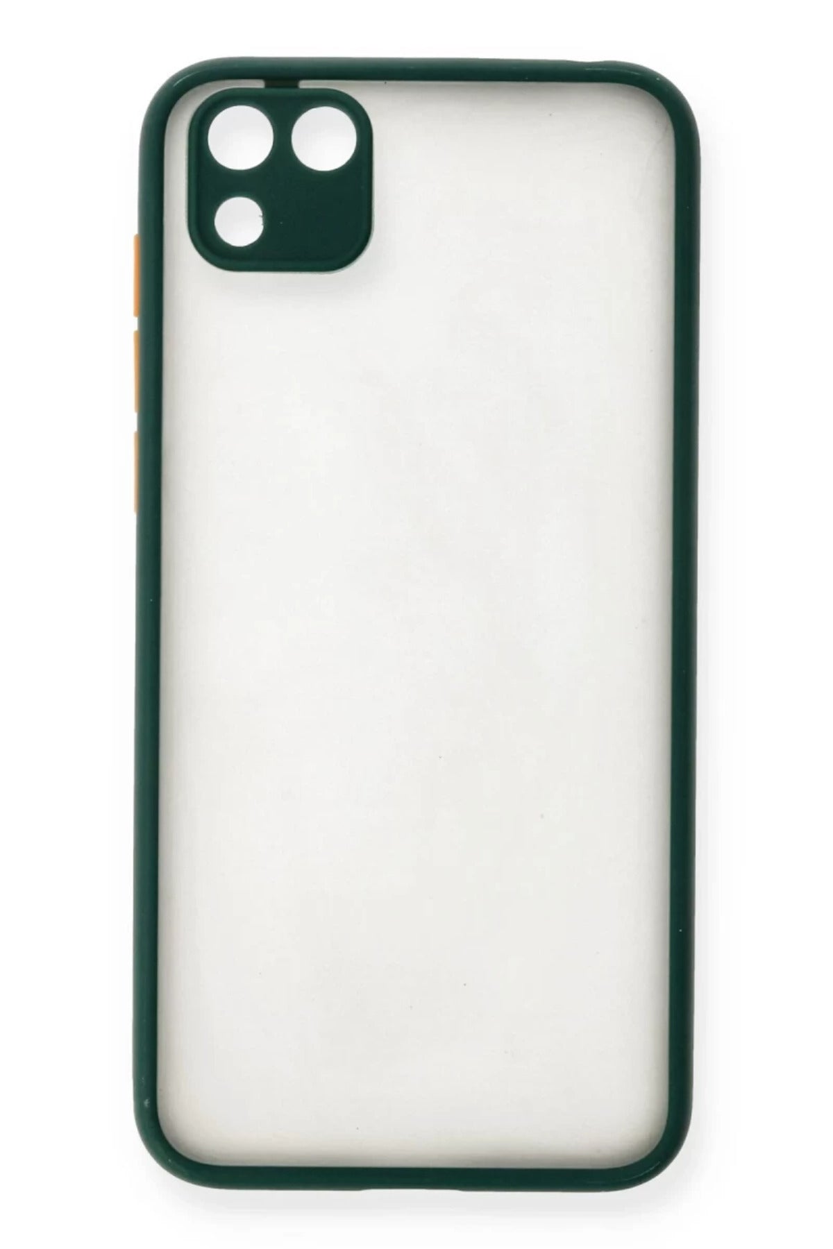 Huawei Y5P Uyumlu Kılıf Montreal Silikon Kapak - Yeşil