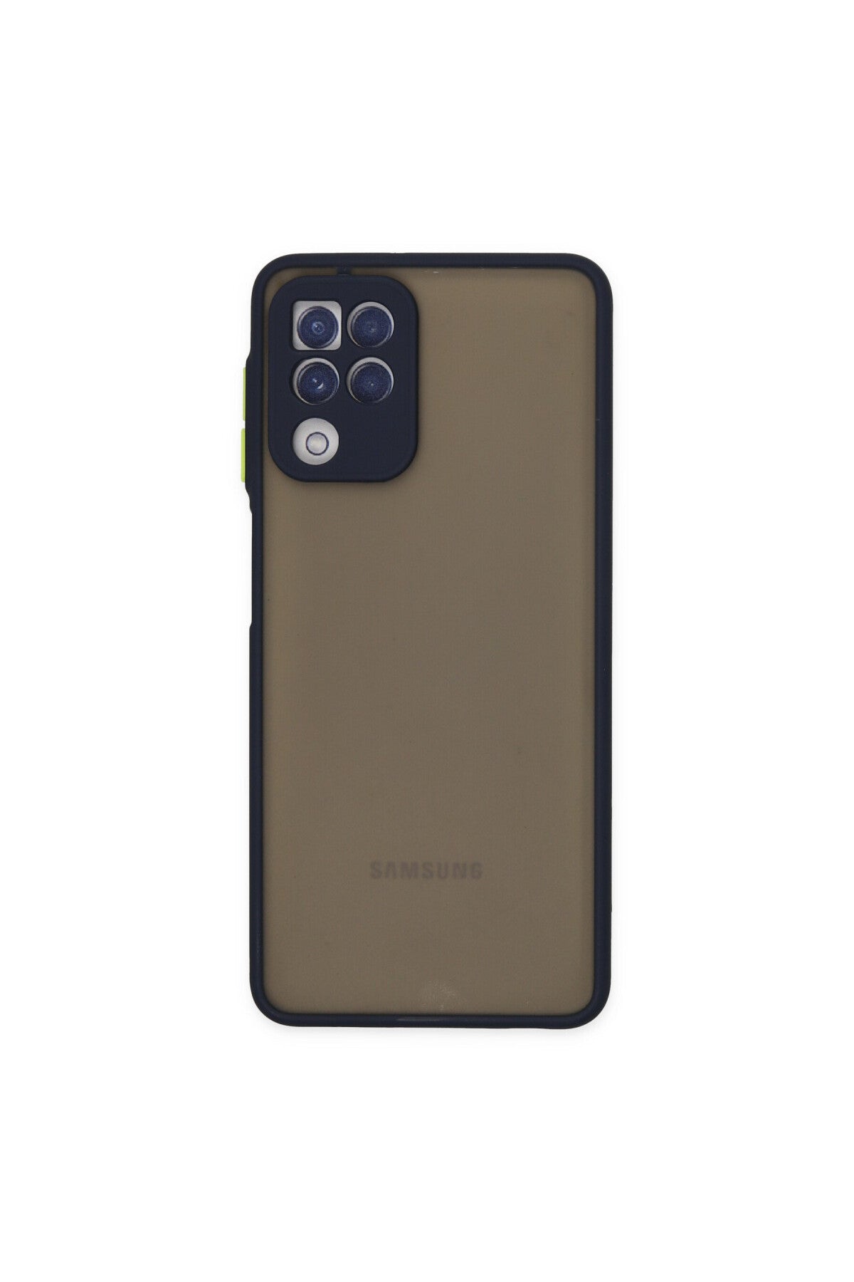 Samsung Galaxy A22 Uyumlu Kılıf Montreal Silikon Kapak - Lacivert