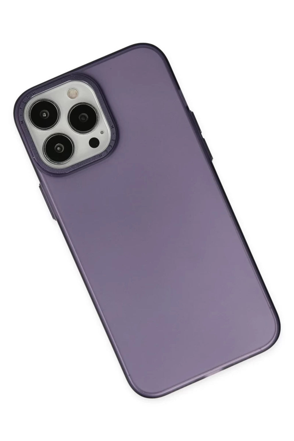 Apple iPhone 14 Pro Max Uyumlu Kılıf Modos Metal Kapak - Mor