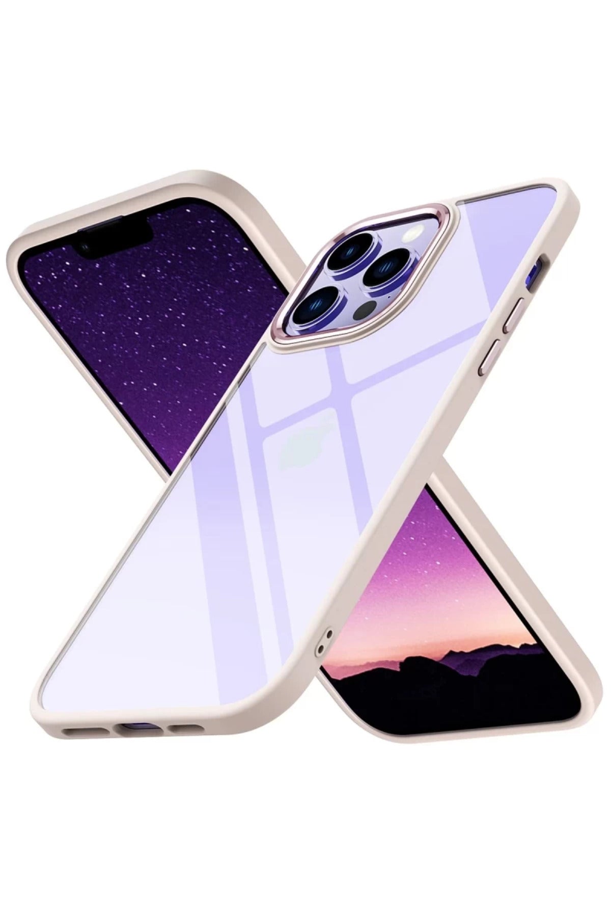 Apple iPhone 14 Pro Max Uyumlu Kılıf Power Silikon - Rose