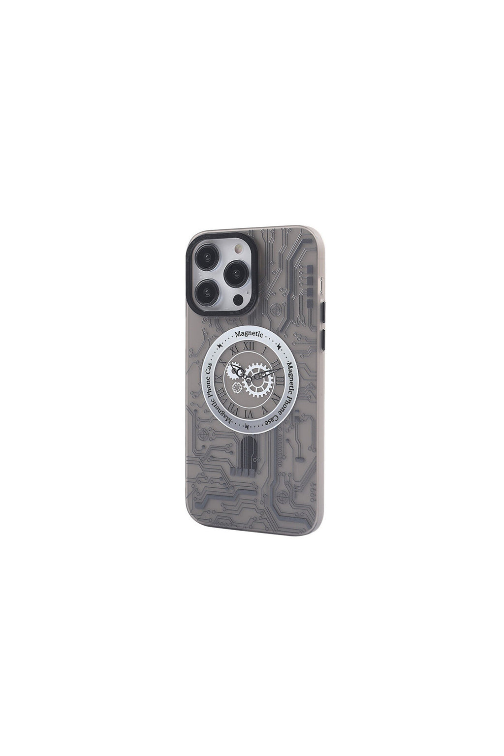 Apple iPhone 14 Pro Max Uyumlu Kılıf Apollo Magneticsafe Desenli Kapak - Apollo Siyah - 1