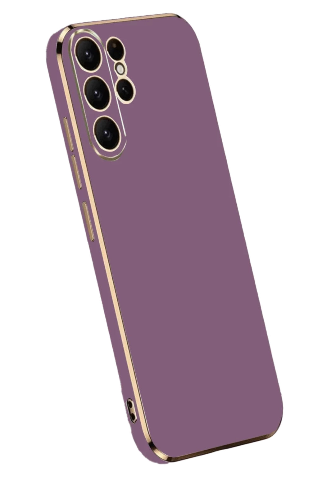 Samsung Galaxy S24 Ultra Uyumlu Kılıf Volet Silikon - Mor